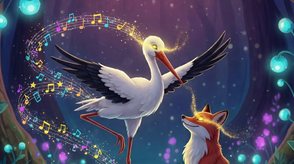 Dans Eden Leylek ve Yaramaz Tilki